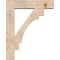 Ekena Millwork Merced Block Smooth Bracket w/ Offset Brace, Douglas Fir, 7 1/2"W x 32"D x 40"H BKT0806X32X40MRC05SDF - alternate 2